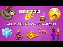 Video thumbnail for First Look: All 230 New Emojis for 2019