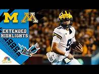 Video thumbnail for Michigan vs. Minnesota | EXTENDED HIGHLIGHTS | 10/7/2023 | NBC Sports