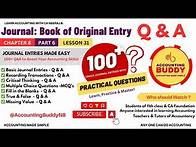 Video thumbnail for JOURNAL- Book of Original Entry: Lesson-31 Chapter-8 Part-6