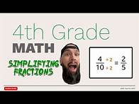 Video thumbnail for 4th Grade Math - Simplifying Fractions