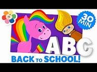 Video thumbnail for Back to School Learning Videos | Preschool Cartoons for Kids | Phonics, Numbers & more | BabyFirst