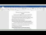 Video thumbnail for APA Heading and Subheading 6th edition