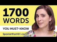 Video thumbnail for 1700 Words Every Spanish Beginner Must Know