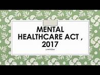 Video thumbnail for Mental Healthcare | Law | Explained|