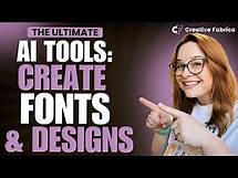 Video thumbnail for The ULTIMATE AI Tools | Create Fonts & Designs with Font Generator & Flow! ✨