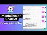 Video thumbnail for Mental Health Chatbot project python with source code