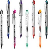 Video thumbnail for uni-ball® Vision™ Elite™ Liquid Ink Rollerball Pens, Bold Point, 0.8 mm, Black Barrel, Assorted Ink Colors, Pack Of 8