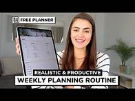 Video thumbnail for Simple Weekly Planning Routine to Create Work Life Balance | Free Notion Planner Template