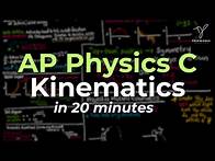 Video thumbnail for AP Physics C FULL REVIEW (EVERYTHING YOU NEED TO KNOW!) | Updated for 2025 | Kinematics