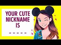Video thumbnail for What Is Your Cute Nickname?