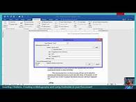 Video thumbnail for MS-Word - Inserting Citation, Bibliography & Footnote #018