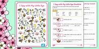 Video thumbnail for KS1 Spring I Spy With My Little Eye Activity