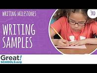 Video thumbnail for What does 3rd grade writing look like? - Milestones from GreatSchools