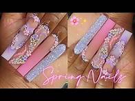 Video thumbnail for PINK & PURPLE SPRING NAILS 💜💖🌸 | 3D FLOWERS | FULL ACRYLIC NAIL TUTORIAL ✨