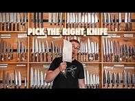Video thumbnail for The Ultimate Guide to Picking The Perfect Kitchen Knife