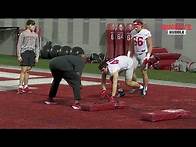 Video thumbnail for Ohio State Spring Practice Highlights: Buckeyes look to shake off rust in spirited practice