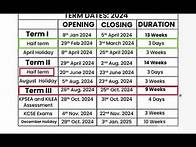 Video thumbnail for 2024 OFFICIAL SCHOOL CALENDAR|2024 term one to Three .