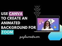 Video thumbnail for How to Create an Animated Video Background for Zoom using Canva