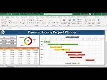 Video thumbnail for Dynamic Hourly Project Planner (Gantt Chart)