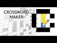 Video thumbnail for Make Your Own Crossword Puzzle