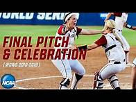 Video thumbnail for Final play and celebration - every Women's College World Series since 2010