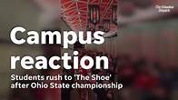 Video thumbnail for Ohio State football national championship merch hits the printers