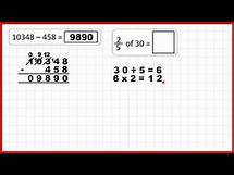 Video thumbnail for Arithmetic test - Year 5 (age 9-10) Test 1