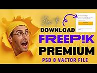Video thumbnail for Download Freepik Premium PSD Files How to Get Freepik Premium Files in 2024 100% working