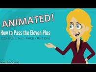 Video thumbnail for Kent Test - How to Pass the Eleven Plus (11+) - FAQs - PART ONE