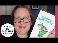 Video thumbnail for How to Make Your Own Free Printable Birthday Cards