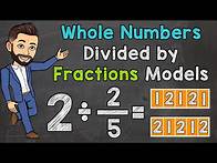 Video thumbnail for Dividing Whole Numbers by Fractions Using Models | Math with Mr. J
