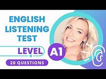 Video thumbnail for A1 English Level Listening Practice for Beginners | English Listening Comprehension Test
