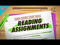 Video thumbnail for Reading Assignments: Crash Course Study Skills #2