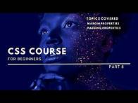 Video thumbnail for Start Learning CSS Now - Learn Margin and Padding Properties in CSS| CSS tutorial for beginners.
