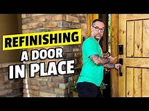 Video thumbnail for The EASY WAY to Refinish a Door!