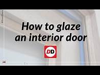 Video thumbnail for How to glaze an interior door