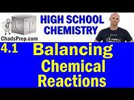 Video thumbnail for 4.1 Balancing Chemical Equations| High School Chemistry