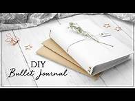 Video thumbnail for DIY Bullet Journal | Traveler's Notebook Style