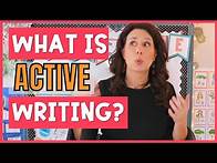 Video thumbnail for Teaching Writing To Kindergarten & First Grade - Active Writing - Engaging Writing Activities