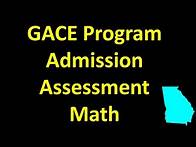 Video thumbnail for GACE Program Admission Assessment Math – INCREASE YOUR SCORE