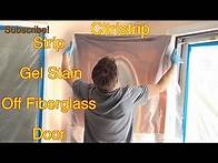 Video thumbnail for Strip Fiberglass Door using Citristrip Stripping Gel (Part 2)