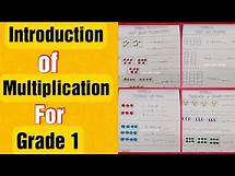 Video thumbnail for Introduction of Multiplication Worksheets for Grade 1 |#multiplication #grade1