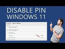 Video thumbnail for How to Disable PIN in Windows 11? Fix PIN Remove Greyed Out