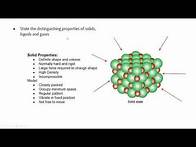 Video thumbnail for States of Matter Cambridge IGCSE/O level Chemistry 0620/0971/5070 Lesson 1 part a