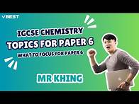 Video thumbnail for Topics to Focus for IGCSE Chemistry 0620 Paper 6 | Mr Khing Chemistry