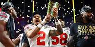 Video thumbnail for Ohio State holds off Notre Dame to capture College Football Playoff title