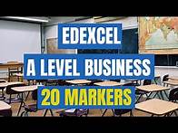 Video thumbnail for How to Answer 20 Mark 🖋 EDEXCEL A Level Business Question WITH AN EXAMPLE - A Level Exam Technique
