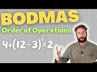 Video thumbnail for Learn the BODMAS Rule QUICKLY!