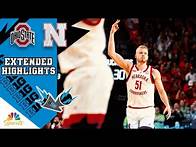Video thumbnail for HIGHLIGHTS: Nebraska vs. Ohio State | Big Ten Men's Basketball | 1/23/2024 | NBC Sports