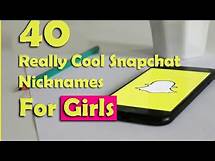Video thumbnail for Snapchat username ideas for girls|40 really cool snapchat nicknames for girls|2020🔥